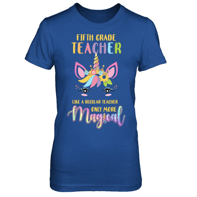 5th Fifth Grade Teacher Cute Magical Unicorn Gift T-Shirt & Hoodie | Teecentury.com