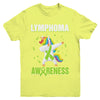 Inspirational Lymphoma Awareness Unicorn Support Youth Youth Shirt | Teecentury.com