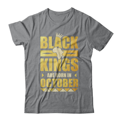 Black Kings Are Born In October Birthday T-Shirt & Hoodie | Teecentury.com
