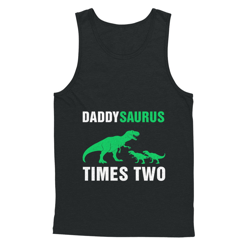 Daddysaurus Times Two Twins Fathers Day T-Shirt & Hoodie | Teecentury.com