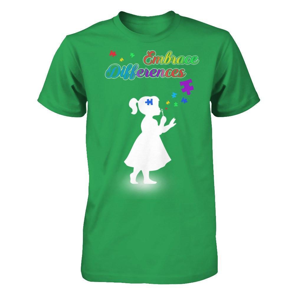 Autism Awareness Embrace Differences T-Shirt & Hoodie | Teecentury.com
