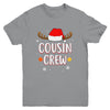 Cousin Crew Reindeer Matching Family Christmas Youth Youth Shirt | Teecentury.com