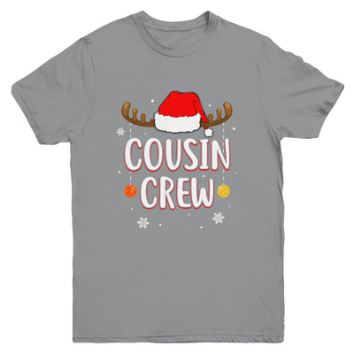 Cousin Crew Reindeer Matching Family Christmas Youth Youth Shirt | Teecentury.com