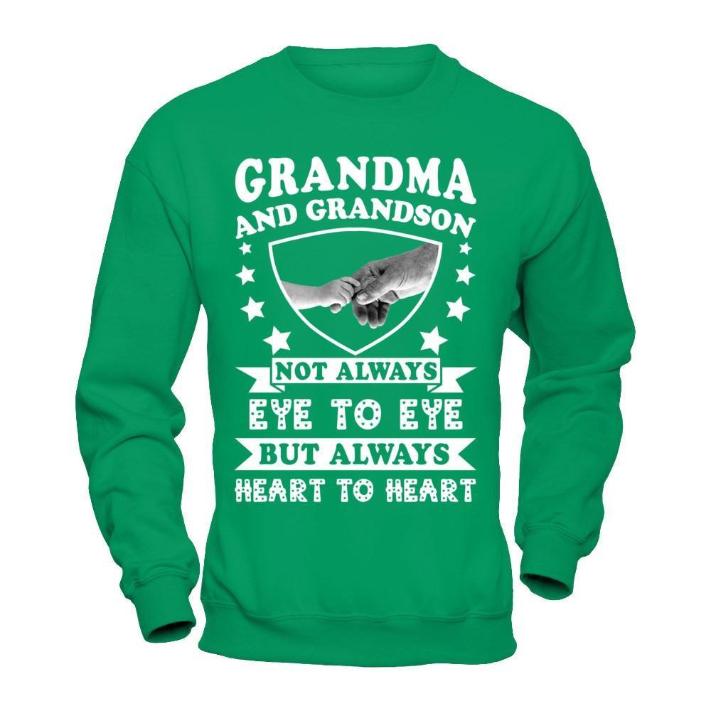 Grandma And Grandson Not Always Eye To Eye T-Shirt & Hoodie | Teecentury.com