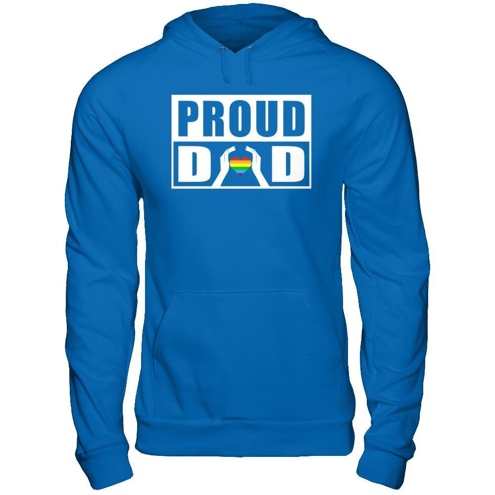 Proud Dad Lgbt Gay Lesbian Pride T-Shirt & Hoodie | Teecentury.com