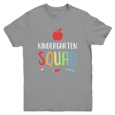 Kindergarten Squad Back To School Teacher Gift Youth Youth Shirt | Teecentury.com