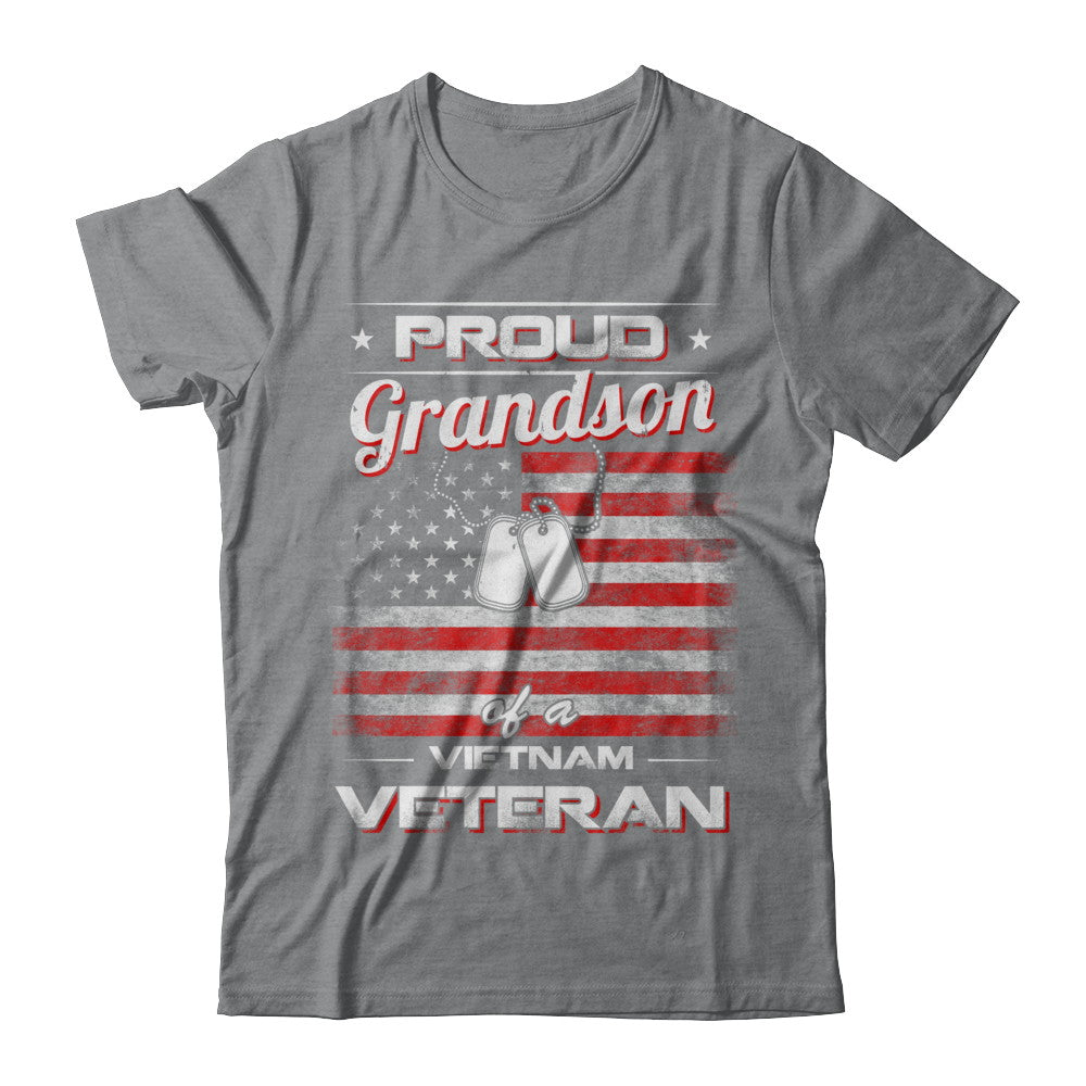 Proud Grandson Of A Viet Nam Veteran T-Shirt & Hoodie | Teecentury.com