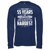 The First 55 Years Of Childhood Are Always The Hardest Birthday T-Shirt & Hoodie | Teecentury.com