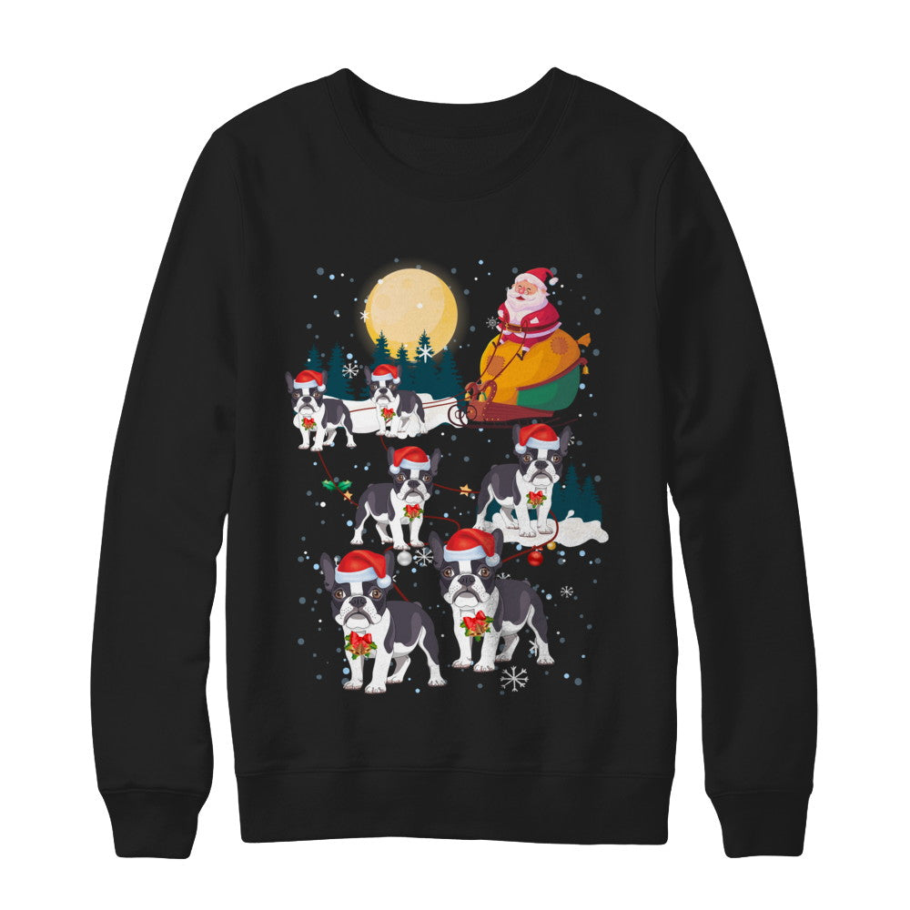 Dog Reindeer Bulldog Christmas Gift T-Shirt & Sweatshirt | Teecentury.com