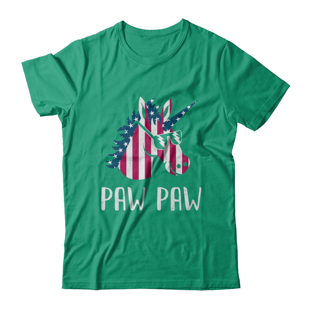 Patriotic Paw Paw Unicorn Americorn 4Th Of July T-Shirt & Hoodie | Teecentury.com