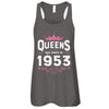 Queens Are Born In 1953 Birthday Gift T-Shirt & Tank Top | Teecentury.com