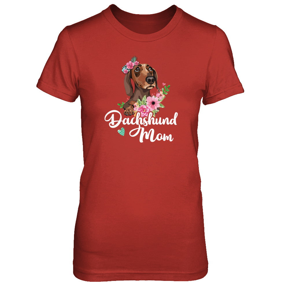 Dachshund Mom Funny Dog Mom Gift Idea T-Shirt & Tank Top | Teecentury.com