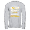 My Favorite Hockey Player Calls Me Grandma Hockey T-Shirt & Hoodie | Teecentury.com