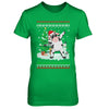 Santa Hat Cow Dabbing Christmas Ugly Sweater T-Shirt & Sweatshirt | Teecentury.com