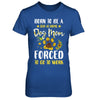 Born To Be A Stay At Home Dog Mom Forced Work Sunflower T-Shirt & Hoodie | Teecentury.com