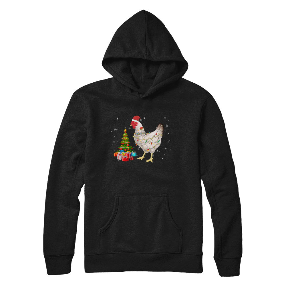Vintage Chicken Merry Christmas Light Led T-Shirt & Hoodie | Teecentury.com