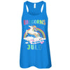 Unicorns Are Born In July Colorful Fun Birthday T-Shirt & Tank Top | Teecentury.com