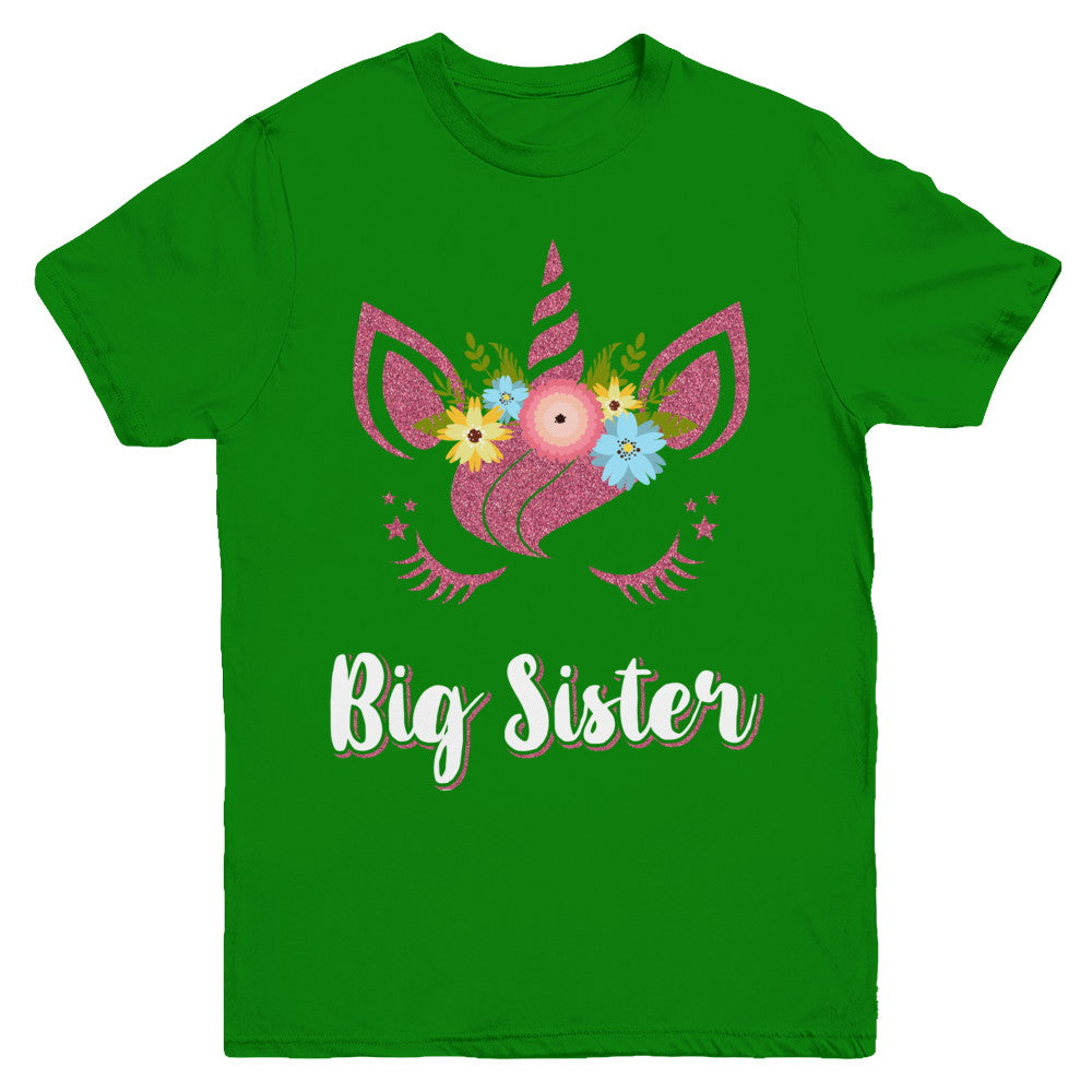 Unicorn Big Sister I'm Going To Be A Big Sister Youth Youth Shirt | Teecentury.com