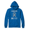 Brain Cancer Been There Beat That Grey Gray Awareness Ribbon T-Shirt & Hoodie | Teecentury.com