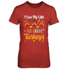 Thankful I Love My Little Second Grade Turkeys T-Shirt & Sweatshirt | Teecentury.com