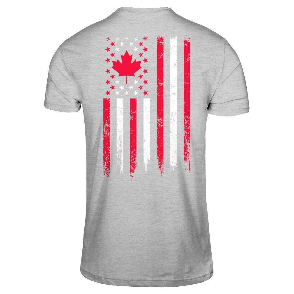 American Canadian Flag Canada Pride Heritage T-Shirt & Hoodie | Teecentury.com