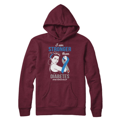 I Am Stronger Than Diabetes Awareness Support T-Shirt & Hoodie | Teecentury.com