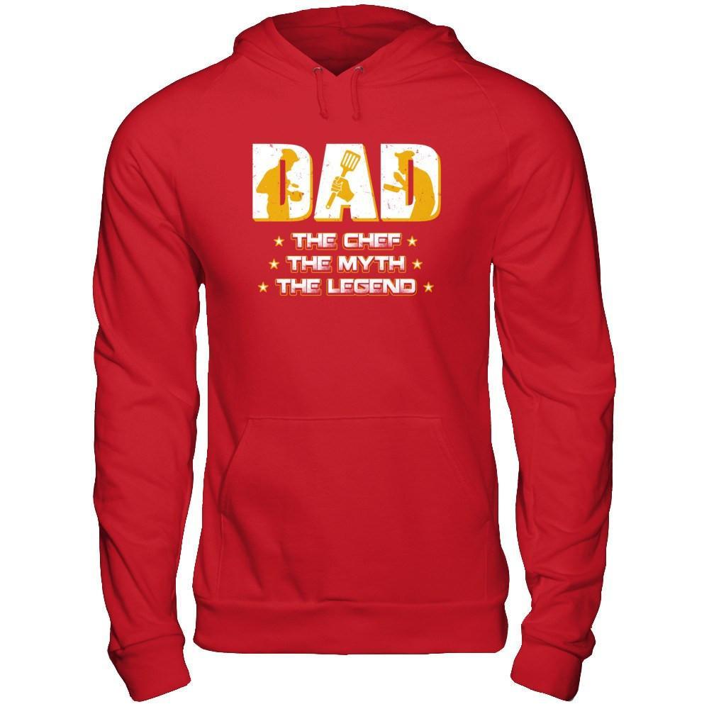 Dad The Chef The Myth The Legend T-Shirt & Hoodie | Teecentury.com