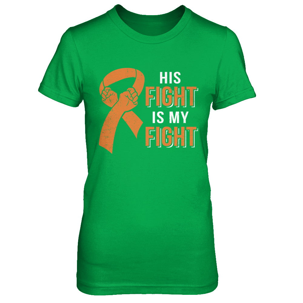 His Fight Is My Fight Multiple Sclerosis Awareness T-Shirt & Hoodie | Teecentury.com