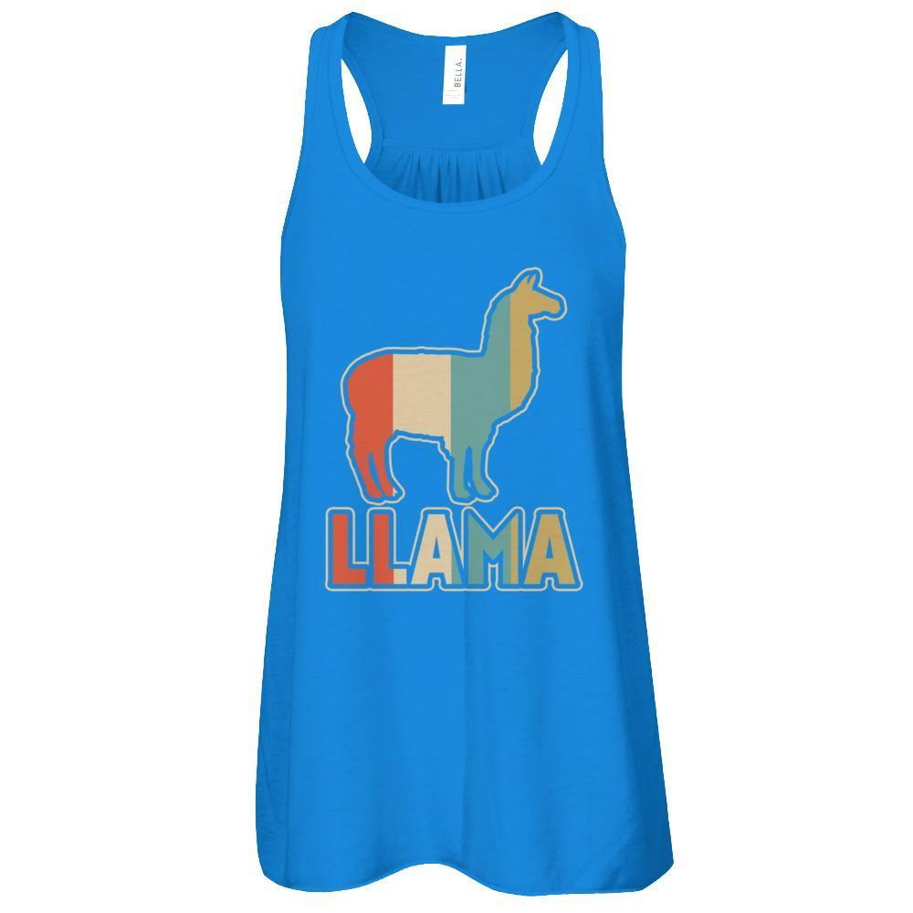 Classic Vintage Retro Style Llama T-Shirt & Tank Top | Teecentury.com