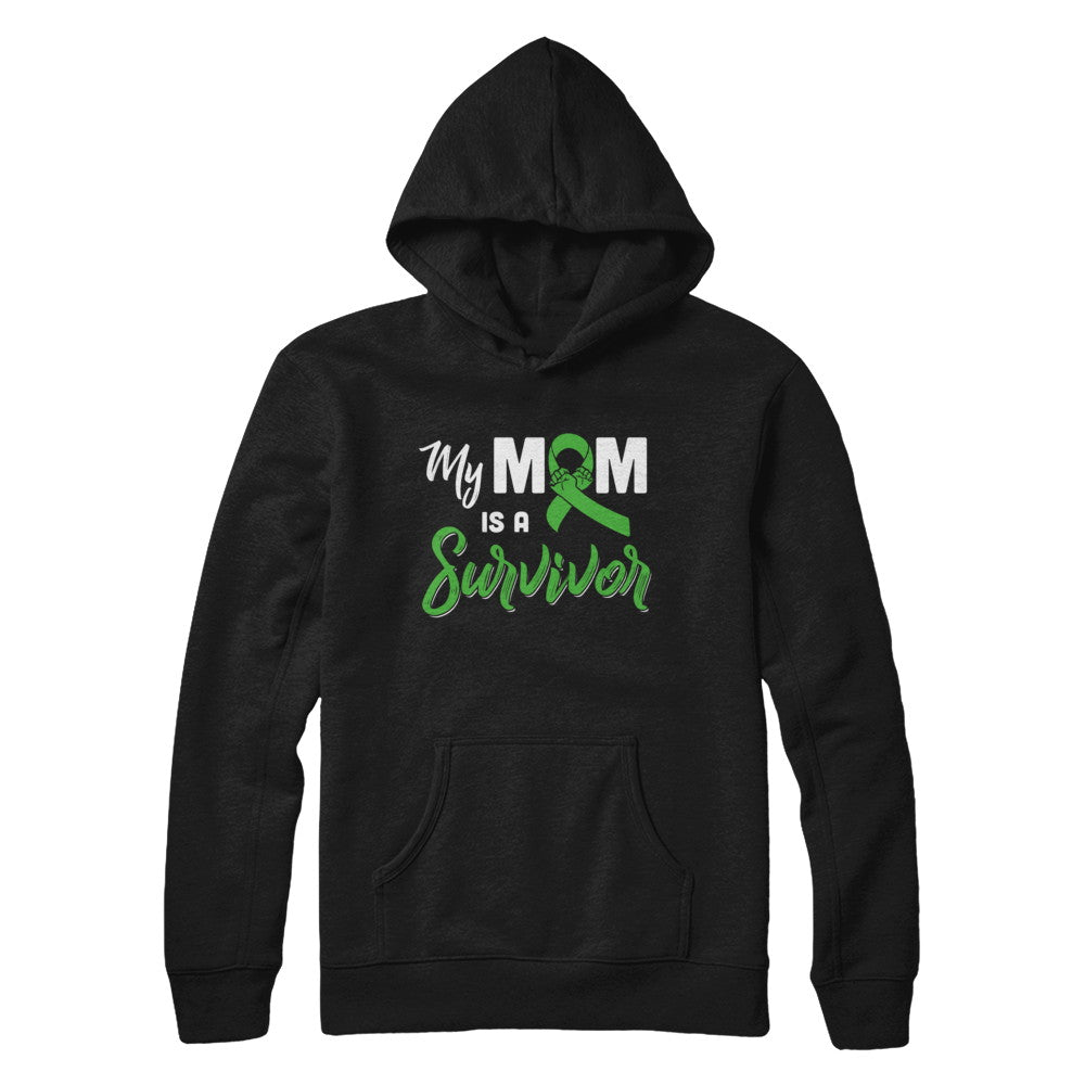 My Mom Is A Survivor Lymphoma Son Daughter T-Shirt & Hoodie | Teecentury.com
