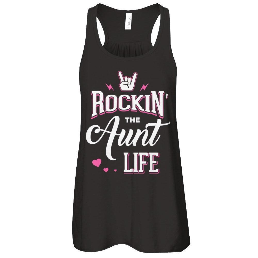 Rockin' The Aunt Life T-Shirt & Tank Top | Teecentury.com
