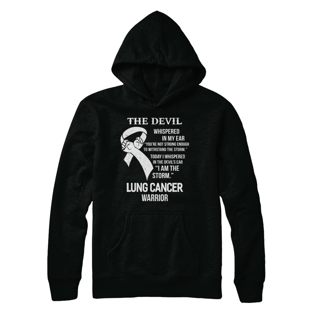 I Am The Storm Support Lung Cancer Warrior Gift T-Shirt & Hoodie | Teecentury.com