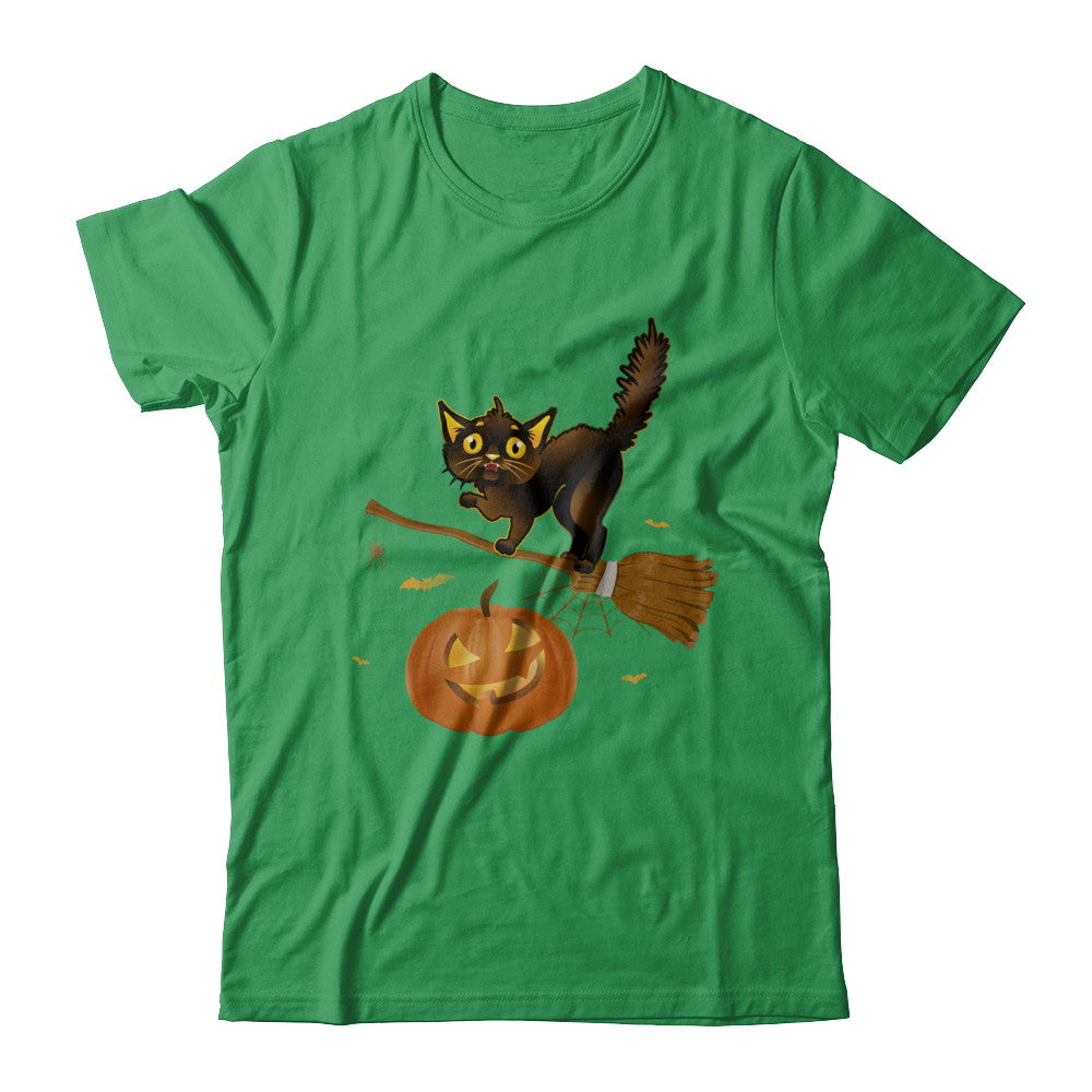 Happy Halloween Cat Pumpkin Gift T-Shirt & Sweatshirt | Teecentury.com