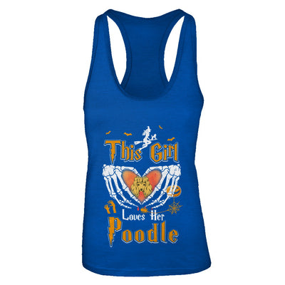 This Girl Love Her Dog Poodle Halloween T-Shirt & Tank Top | Teecentury.com