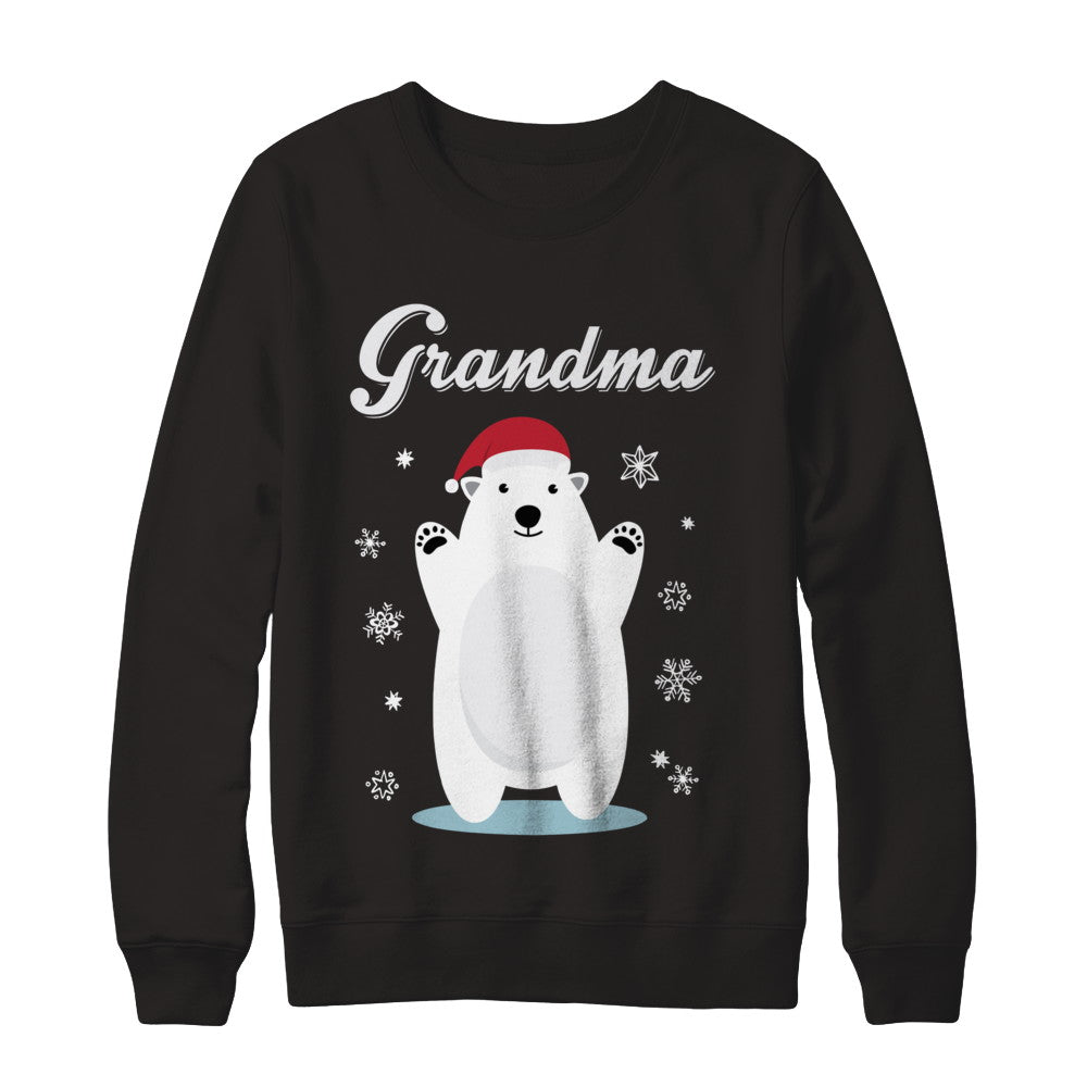 Grandma Bear Christmas Santa Pajamas T-Shirt & Sweatshirt | Teecentury.com