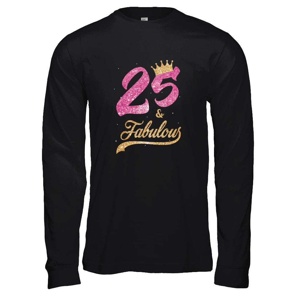25 And Fabulous 1997 25th Birthday Gift T-Shirt & Tank Top | Teecentury.com