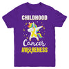 Childhood Cancer Awareness Cute Unicorn Warrior Youth Youth Shirt | Teecentury.com