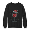 Diamond Wine Glasses Santa Hat Christmas T-Shirt & Sweatshirt | Teecentury.com