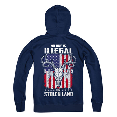 No One Is Illegal On Stolen Land Immigrants T-Shirt & Hoodie | Teecentury.com