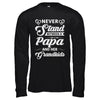 Never Stand Between A Papa And His Grandkids Fathers Day T-Shirt & Tank Top | Teecentury.com