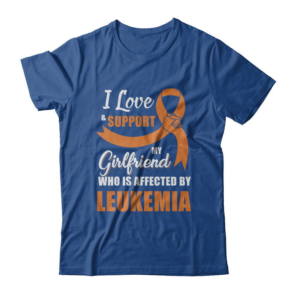 Leukemia Awareness Support Orange Girlfriend Boyfriend T-Shirt & Hoodie | Teecentury.com
