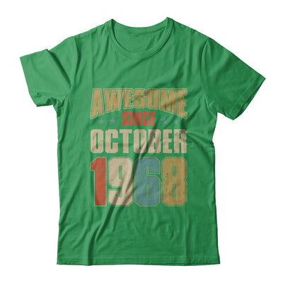 Vintage Retro Awesome Since October 1968 54th Birthday T-Shirt & Hoodie | Teecentury.com
