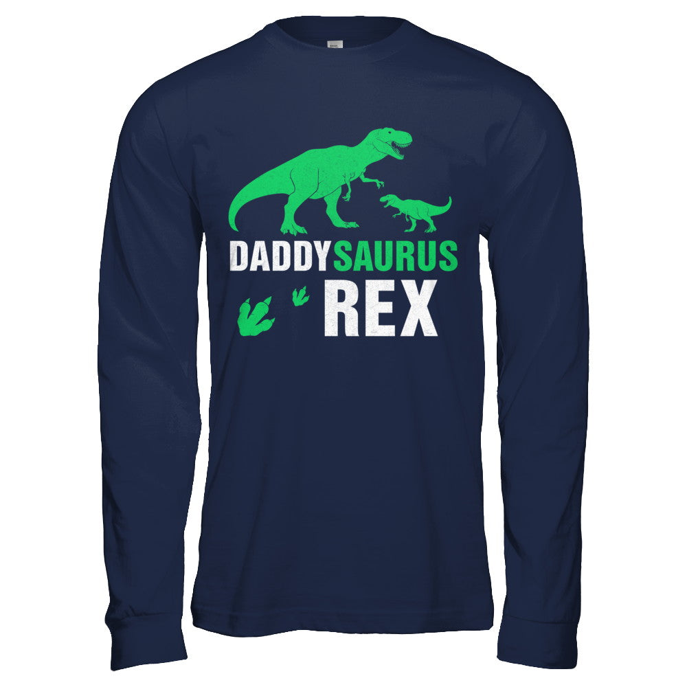Funny Fathers Day Gift Daddysaurus Dinosaur Rex T-Shirt & Hoodie | Teecentury.com
