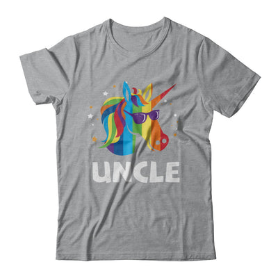 LGBT Pride Lesbian Gay Proud Uncle Unicorn T-Shirt & Hoodie | Teecentury.com