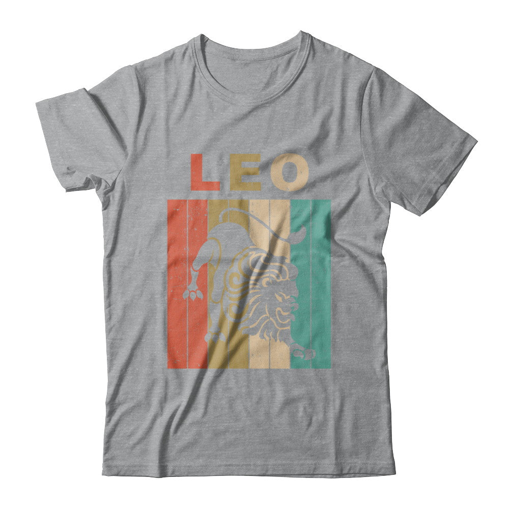 Vintage Leo Zodiac July August Birthday Gift T-Shirt & Hoodie | Teecentury.com