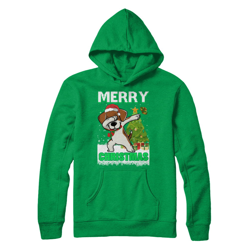 Cute Beagle Claus Merry Christmas Ugly Sweater T-Shirt & Sweatshirt | Teecentury.com
