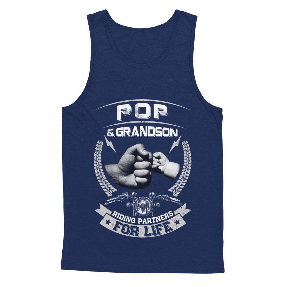 Motocross Pop And Grandson Riding Partners For Life T-Shirt & Hoodie | Teecentury.com