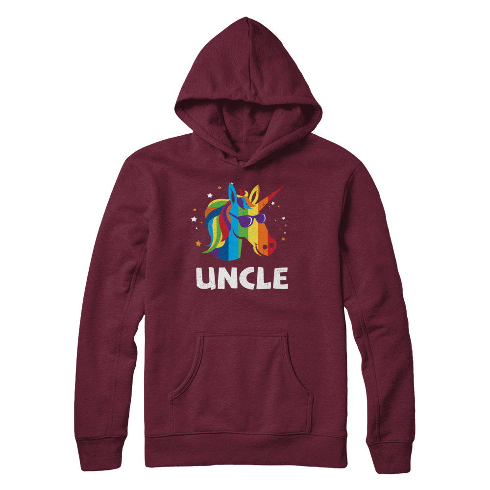 LGBT Pride Lesbian Gay Proud Uncle Unicorn T-Shirt & Hoodie | Teecentury.com