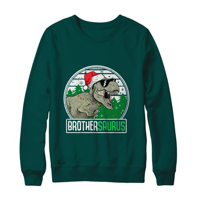 Brothersaurus Brother Dinosaur T-Rex Family Christmas T-Shirt & Sweatshirt | Teecentury.com