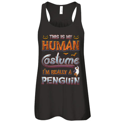 Penguin Halloween My Human Costume I'm Really A Penguin T-Shirt & Tank Top | Teecentury.com